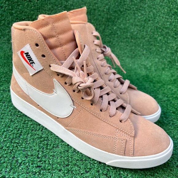 Nike Shoes - Nike Women Blazer Mid Rebel Bio Beige Summit White Black Size 9 Pre-owned
